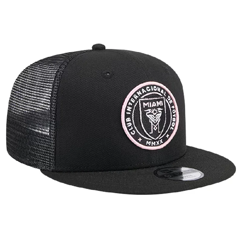 Custom Bucket Hats For Fashion-New Era Inter Miami CF Trucker Mesh 9FIFTY Snapback Hat