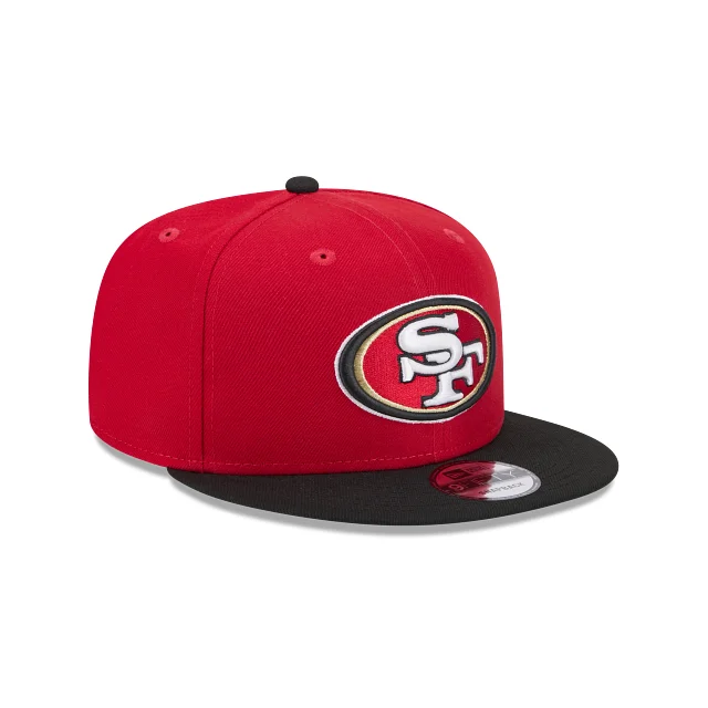 Personalized Embroidered Hats-New Era San Francisco 49ers 9FIFTY Snapback Hat - Red/Black