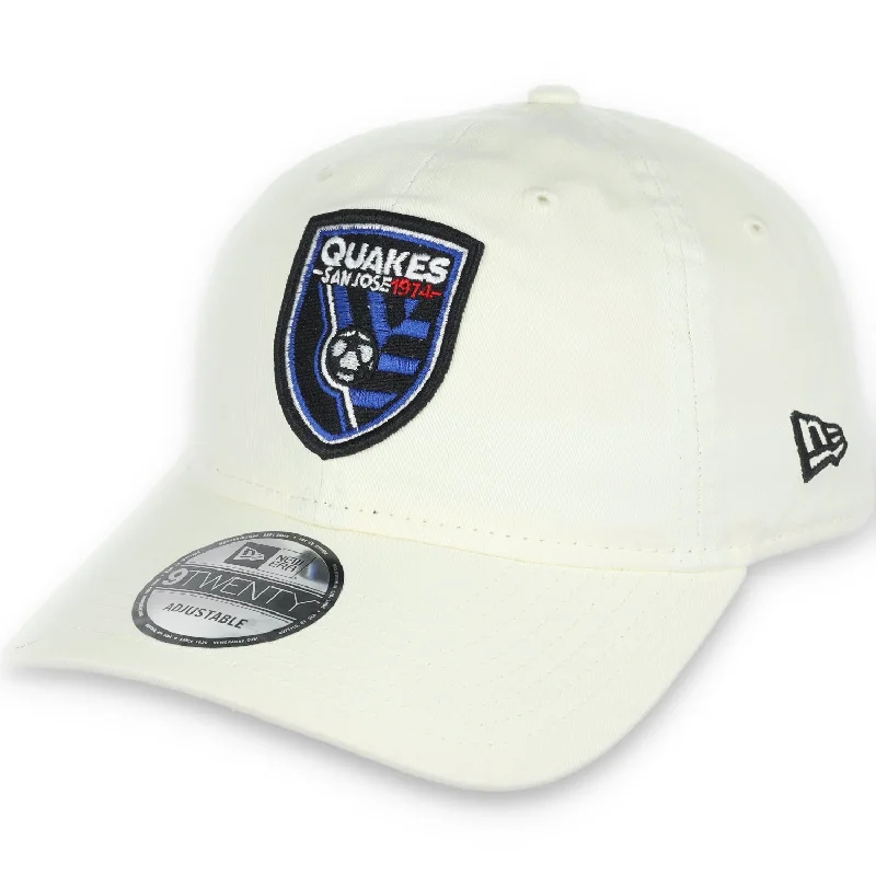 Personalized Hats For Women-New Era San Jose Earthquakes Core Classic 2.0  9Twenty Adjustable Hat-