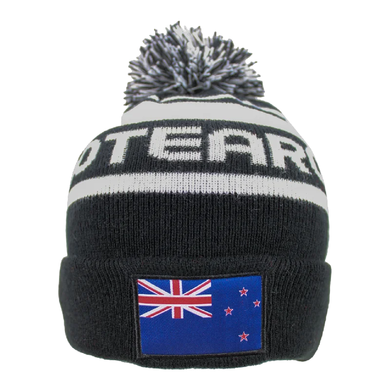 Personalized Fashion Hats For Women-New Zealand Women's World Cup Stripe Beanie (9GS105Z118)