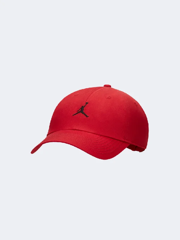 Custom Bucket Hats For Beach-Nike Jordan Club Unisex Lifestyle Cap Gym Red/Black