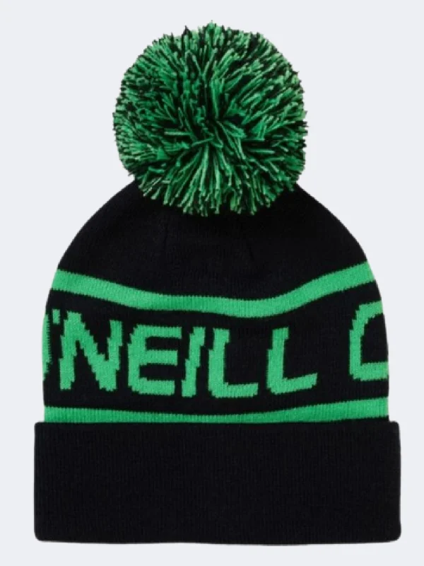 Personalized Adjustable Caps-ONeill Powder Boys Skiing Beanie Black Out/Block