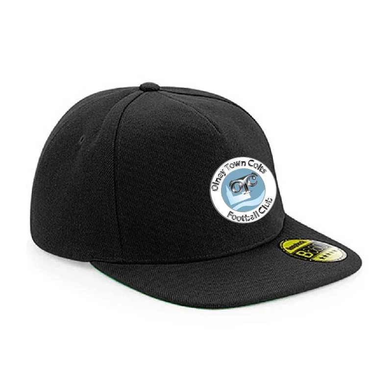 Custom Hats For Fashionable Events-OTCFC Snapback Cap - Black