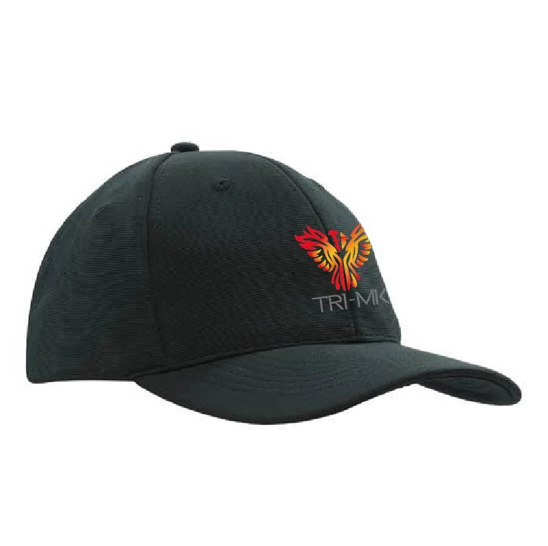 Personalized Hats For Baseball Fans-Phoenix Tri-MK Cap - Black