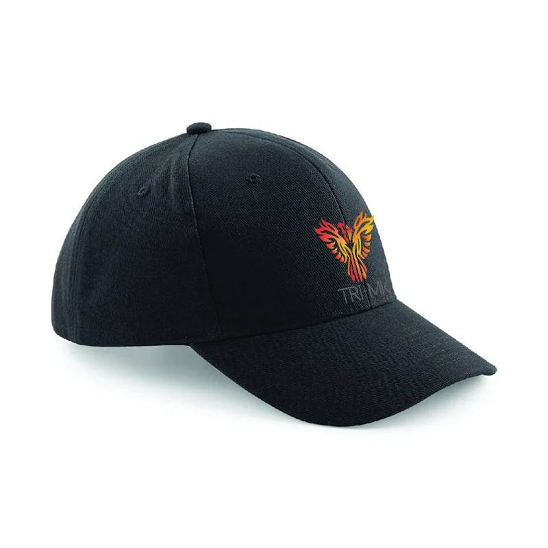 Custom Beanies For Family Matching-Phoenix Tri-MK Cotton Cap - Black