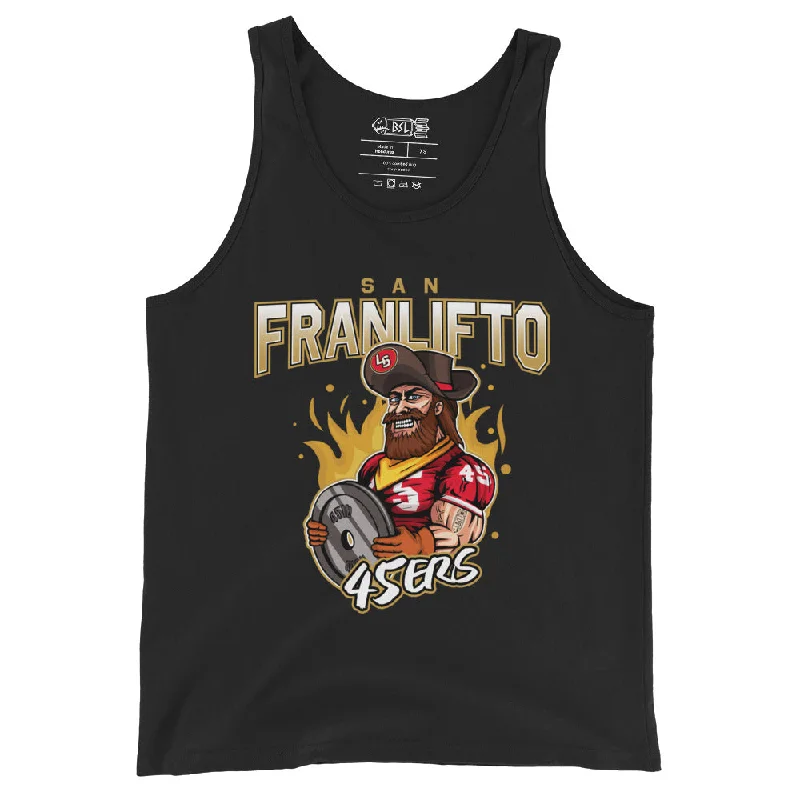 Personalized Tank Tops For College Students-San FranLifto 45ers Tank Top