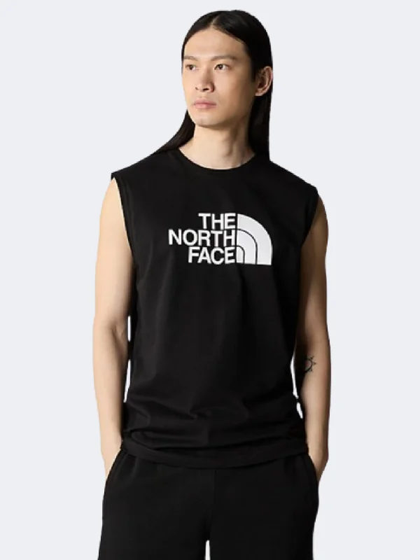 Custom Tank Tops For Casual Wear-The North Face Easy Men Lifestyle Tank Black