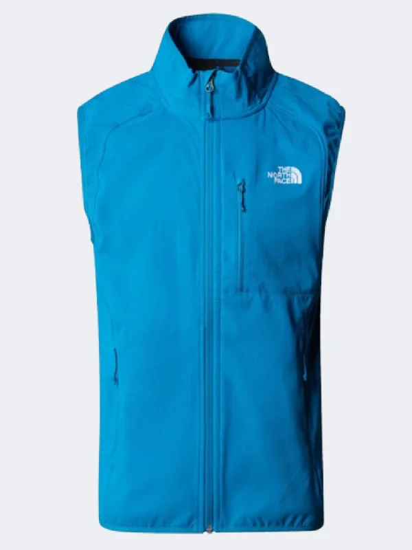 Personalized Tank Tops For Beach Days-The North Face Nimble Men Hiking Vest Adriatic Blue