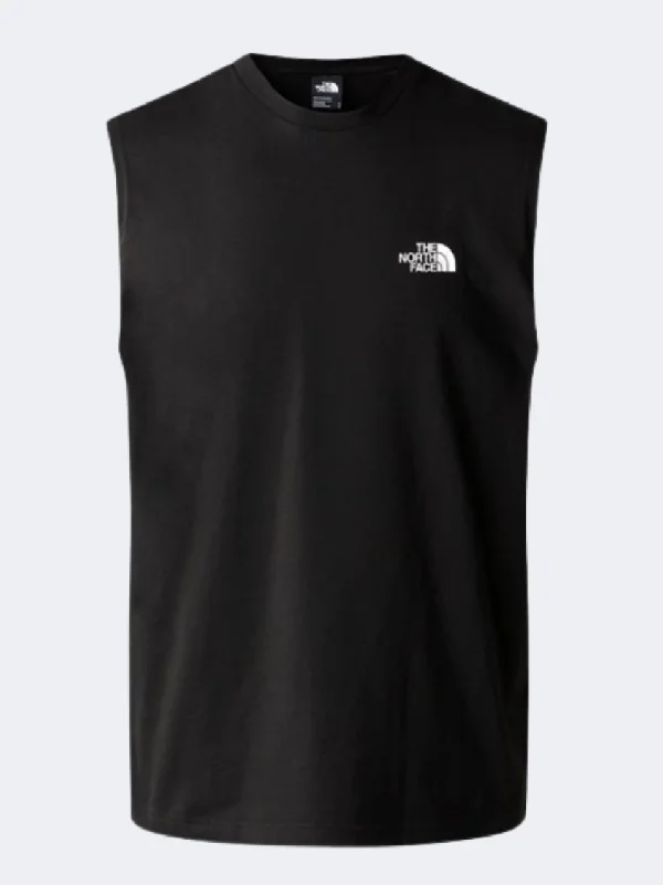 Personalized Tank Tops For Yoga-The North Face Simple Dome Men Lifestyle Tank Black