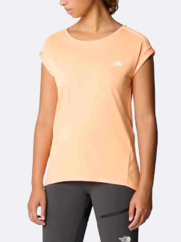 Custom Tank Tops For Summer Fashion-The North Face Tanken Women Hiking Tank Bright Cantaloupe