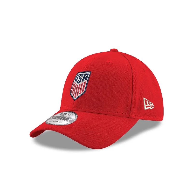 Personalized Caps For Winter-New Era USMNT 9Forty Red Hat