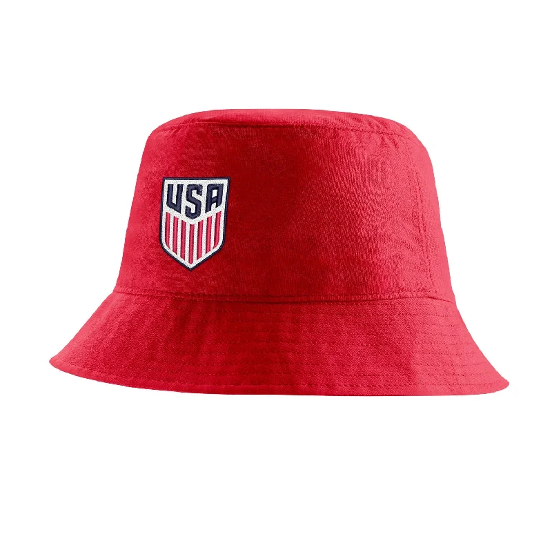 Custom Hats For Outdoor Fashion-Men's Nike USA Core Red Bucket