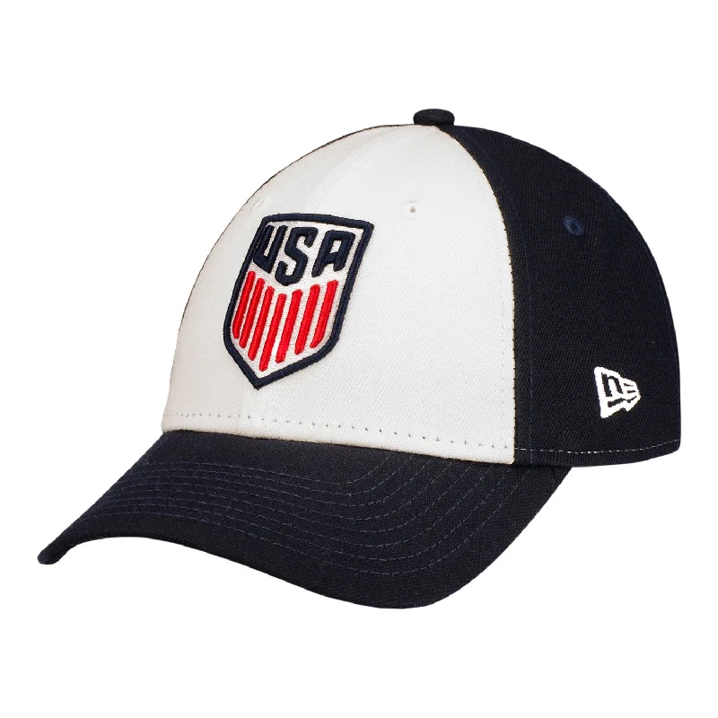 Custom Beanies For Fall Fashion-Kids New Era USMNT 9Forty The League White Hat